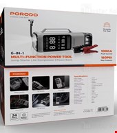 جامپ استارتر و پمپ باد 6 کاره پورودو Porodo 6-in-1 Multi Function Power Tool