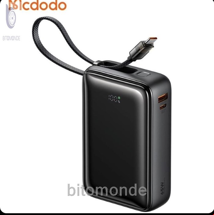 پاوربانک مک‌دودو مدل MC-637 ظرفیت 20000 میلی‌آمپر ساعت