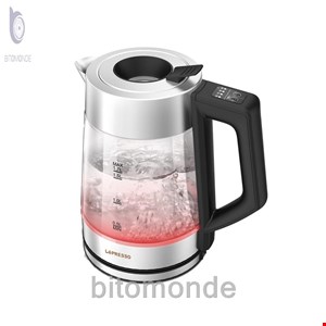 کتری شیشه‌ای نورانی چند دمایی لپرسو