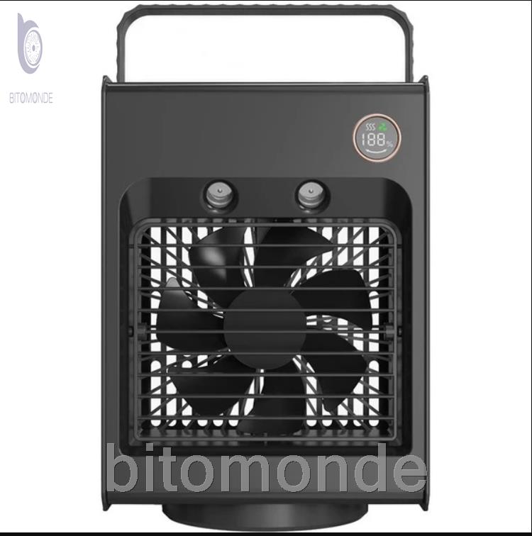 کولر مه پاش پرودو Porodo Air & Mist Portable Cooling Fan With Night Light