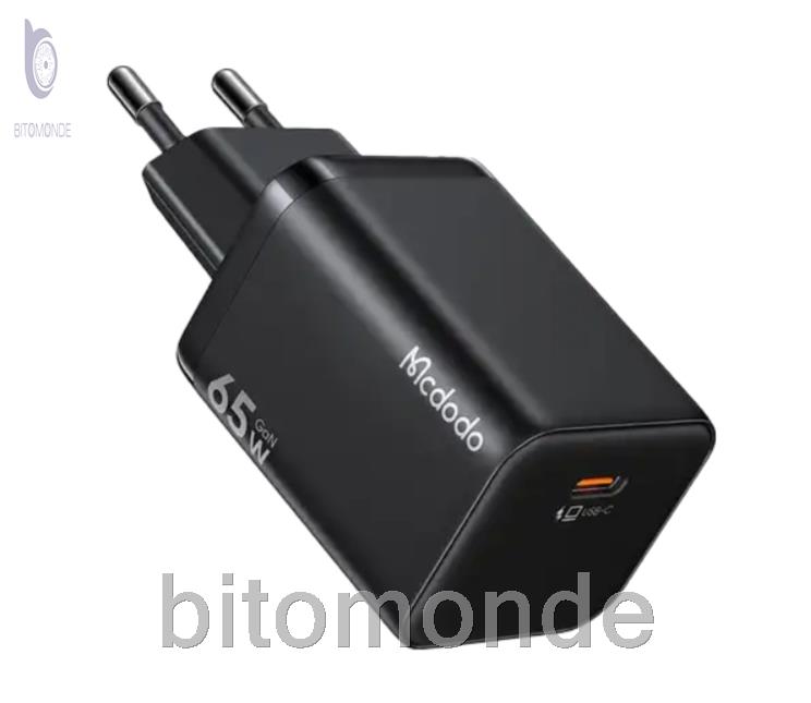 آداپتور 65 وات تایپ سی مک دودو Mcdodo power Storm Fast Charger CH-048