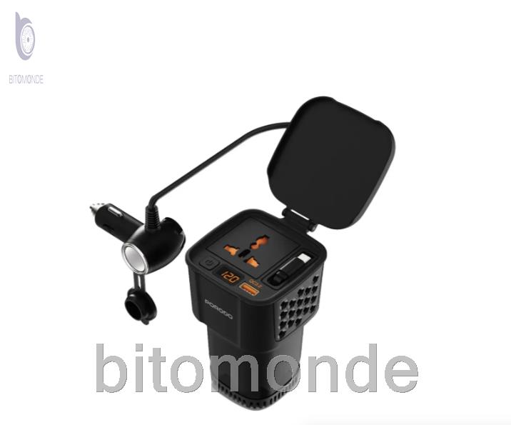 اینورتر برق خودرو پرودو مدل Porodo DriveStation 200W Car Power Inverter