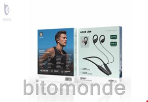 هندزفری بلوتوث گردنی گرین لاین مدل GNNB12BANDBK با قابلیت نویزگیر و ضد آب IPX5