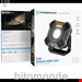 چراغ کار شارژی پاورولوژی Powerology مدل Brillite با چرخش 360 درجه