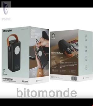 پاوربانک mah 40000 گرین لاین GNHYPCO40BK توان 65 وات