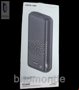 پاوربانک رم 20000 میلی آمپر گرین Green lion Rome PowerBank 20000mAh
