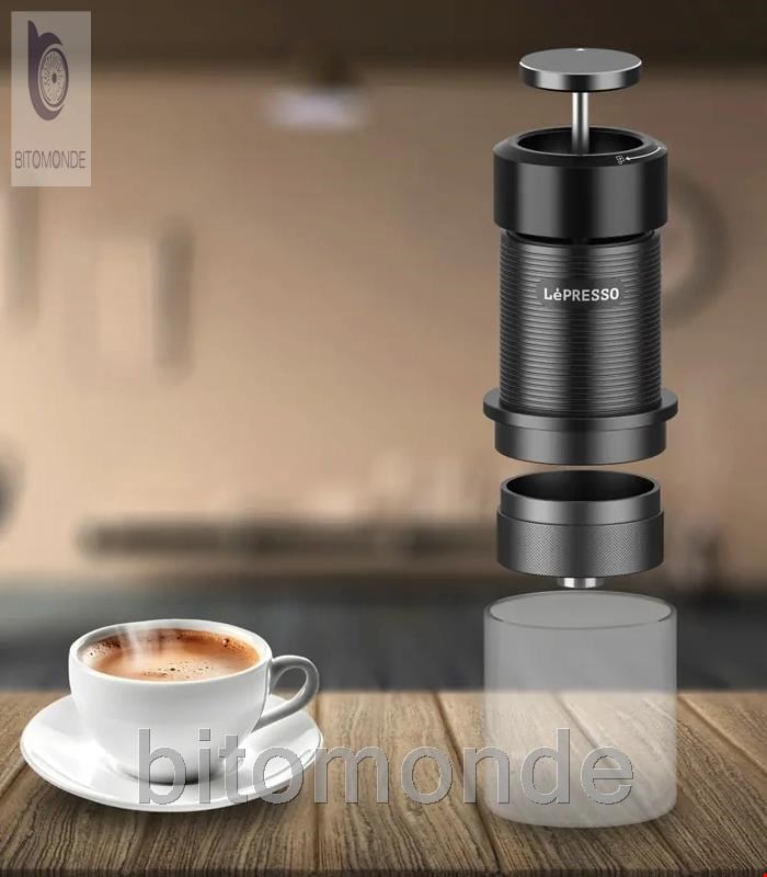 قهوه ساز دستی لپرسو Lepresso Hand Press Espresso Maker LPRJPCMBK