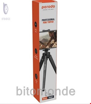 سه پایه گوشی موبایل و دوربین تاشو پورودو PD-TRPT-BK