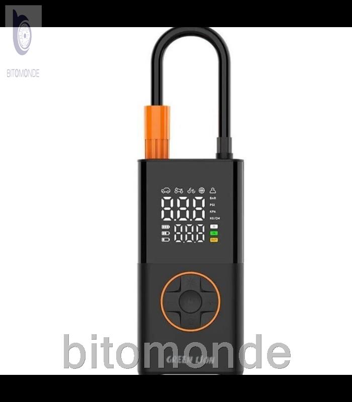 پمپ باد گرین لاین همراه با چراغ قوه مدل GTI-01